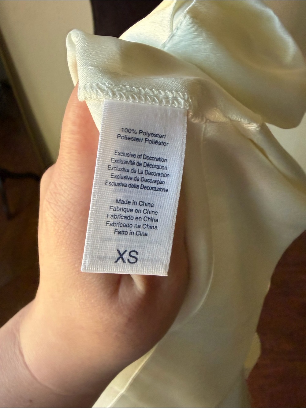Vintage Oscar de la renta nightgown lace silky creamy white bridal xs - Picture 7 of 7